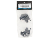 Samix SCX-6 7075 Aluminum Steering Knuckle Set (Black) - Hobbytech Toys