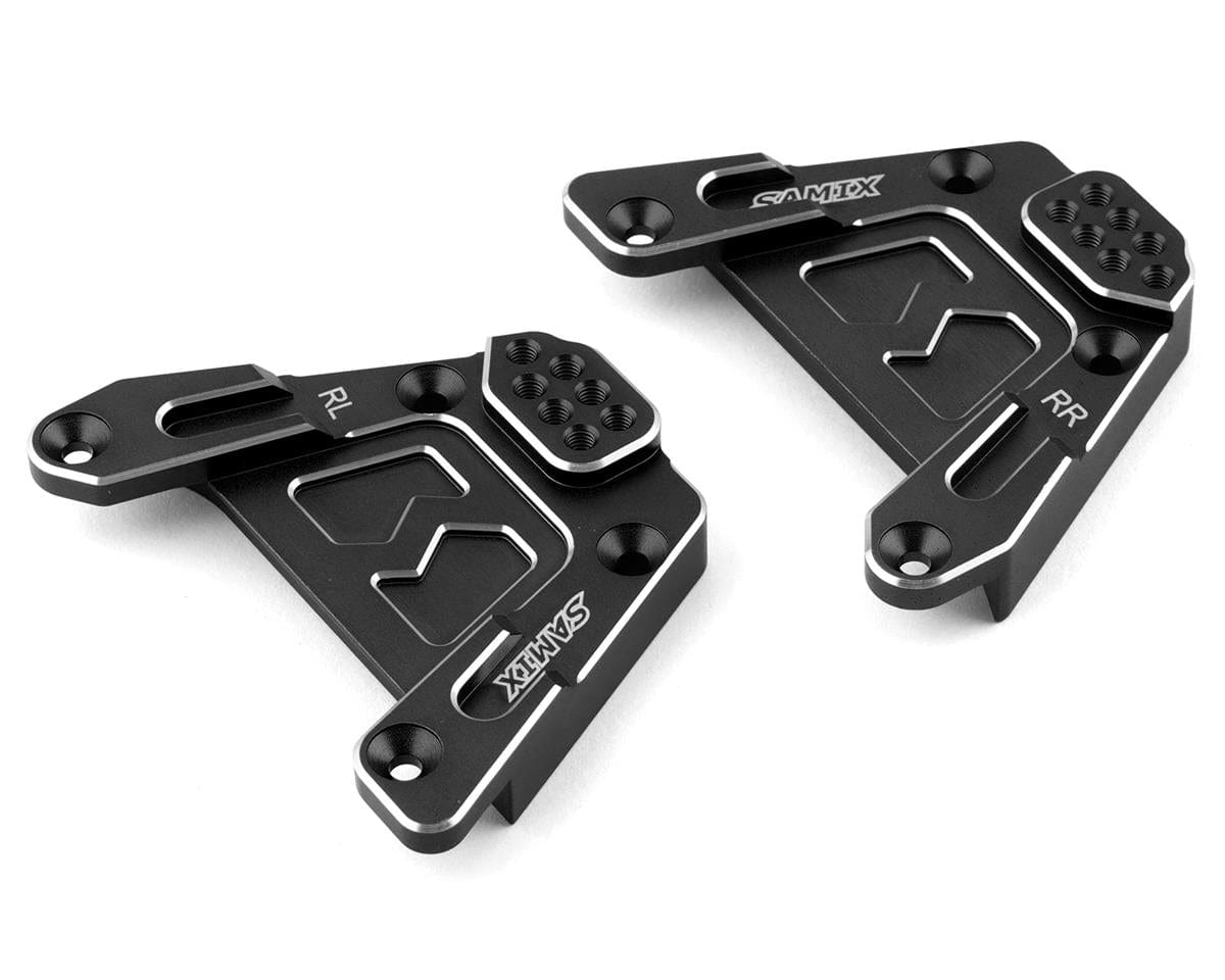 Samix SCX-6 Aluminum Rear Shock Plate (Black) - Hobbytech Toys