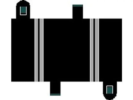 Scalextric C8200 Quarter Straight 87mm 2 Scalextric SLOT CARS - PARTS