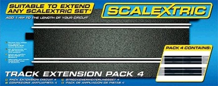 Scalextric C8526 Track Extension Pack (4) Scalextric SLOT CARS - PARTS