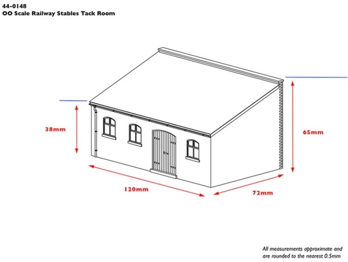 Scenecraft 44-0148 OO Railway Stables Tack Room Bachmann Scenecraft TRAINS - HO/OO SCALE