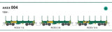 SDS AKEX004 HO RCEX-Type Steel Coil-Wagon (3-Pack) - Hobbytech Toys