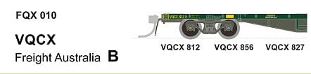 Sds HO Freight Australia Vqcx 63ft Container Wagon Pack B (3) SDS Models TRAINS - HO/OO SCALE