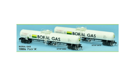 SDS HO Gas Rail Tank Car ATYL Boral Gas 1990 Pack B (2) SDS Models TRAINS - HO/OO SCALE