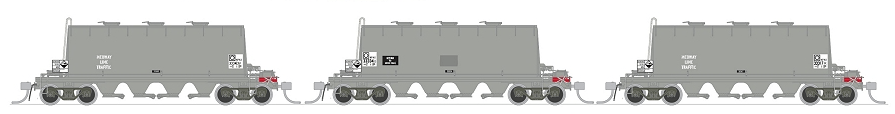 SDS HO NPAX Calcium Oxide Hopper Wagon Pack A (3) SDS Models TRAINS - HO/OO SCALE