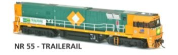 Sds HO Nr Class Locomotive Nr 55 Trailerail Dc SDS Models TRAINS - HO/OO SCALE