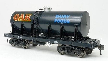 Sds HO Nzff Oak Milk Tank Wagons Late 1980ftS Version 4(2) SDS Models TRAINS - HO/OO SCALE