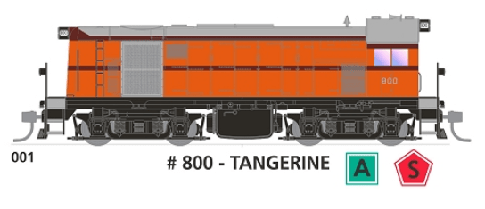 SDS Models HO 800 Class 800 Tangerine DC SDS Models TRAINS - HO/OO SCALE