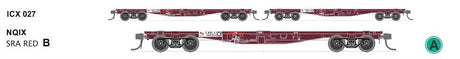 Sds Nqix Sra Red Container Wagons Pack B (3) SDS Models TRAINS - HO/OO SCALE
