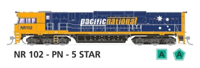 SDS NR102 Pacific National 5 Stars DCC Sound SDS Models TRAINS - HO/OO SCALE