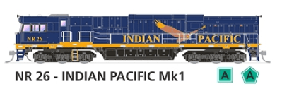 SDS NR26 Indian Pacific Mk1 DC Locomotive SDS Models TRAINS - HO/OO SCALE