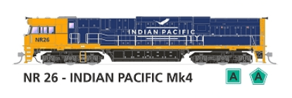 SDS NR26 Indian Pacific Mk4 DC Locomotive SDS Models TRAINS - HO/OO SCALE