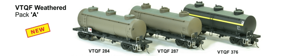 SDS Vline TWF029 VTQF Pack A Weathered (3) SDS Models TRAINS - HO/OO SCALE