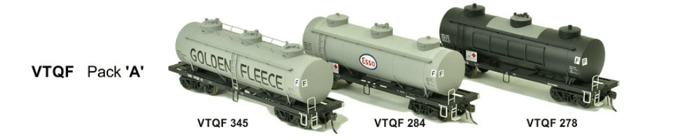 SDS Vline VTQF Pack A (3) SDS Models TRAINS - HO/OO SCALE