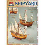 Shipyard Paper Model 1/96 Santa Maria I Nina Kit** NULL WOODEN MODELS