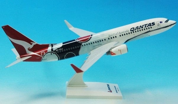 Sky Marks 1/130 B737-800 Qantas Mendoowoorrji Skymarks DIE-CAST MODELS