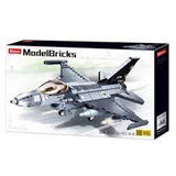 Sluban 0891 F-16C Falcon Fighter 521pc Kit - Hobbytech Toys