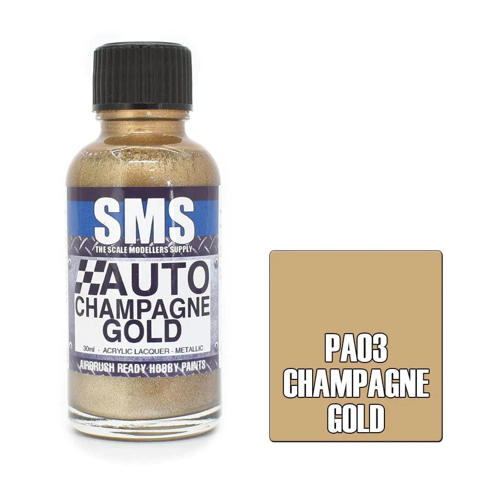 SMS PA03 Auto Colour CHAMPAGNE GOLD 30ml - Hobbytech Toys