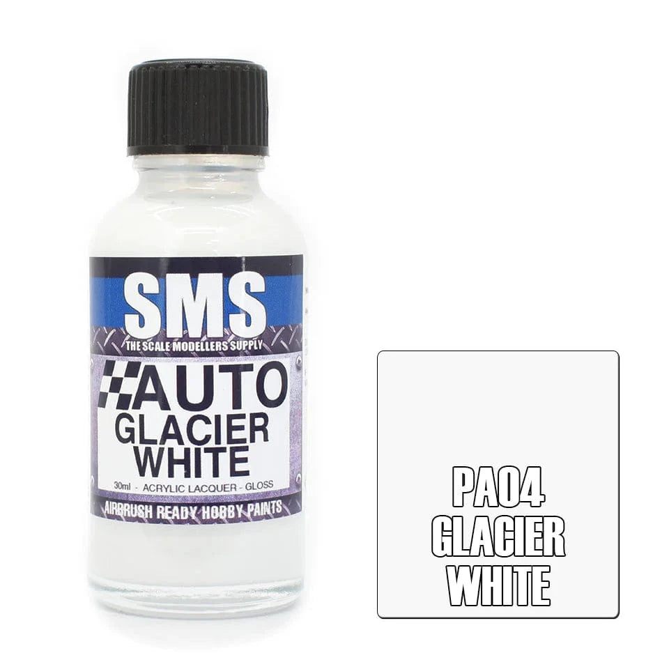 SMS PA04 Auto Colour GLACIER WHITE 30ml - Hobbytech Toys