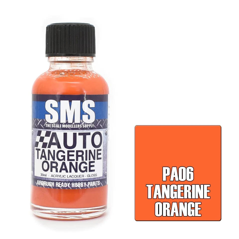 SMS PA06 Auto Colour TANGERINE ORANGE 30ml - Hobbytech Toys
