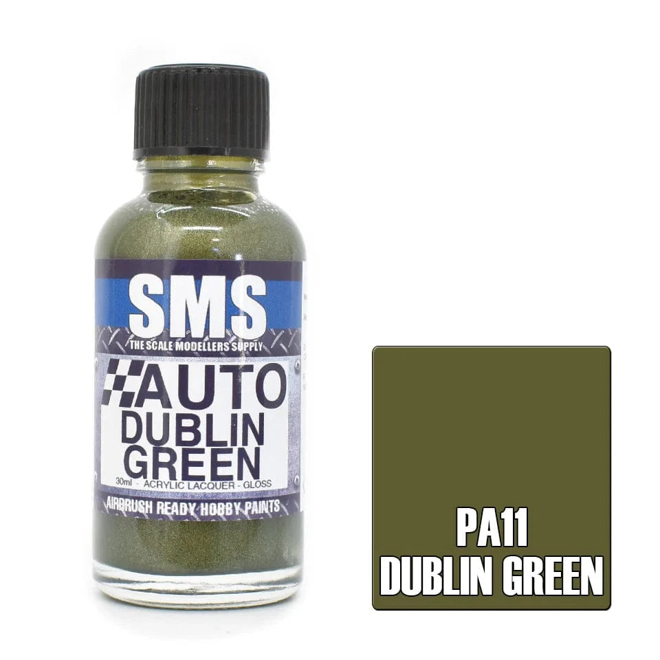 SMS PA11 Auto Colour DUBLIN GREEN 30ml - Hobbytech Toys