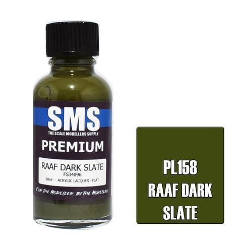 SMS PL158 Premium Acrylic Lacquer RAAF Dark Slate 30ml Scale Modellers Supply PAINT, BRUSHES & SUPPLIES