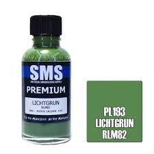 SMS PL193 Acrylic Lacquer Lichtgrun Rlm82 30ml Scale Modellers Supply PAINT, BRUSHES & SUPPLIES