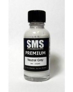 SMS PL27 Premium Acrylic Lacquer Neutral Grey 30ml Scale Modellers Supply PAINT, BRUSHES & SUPPLIES