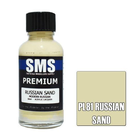 SMS PL81 Premium Acrylic Lacquer Russian Sand 30ml Scale Modellers Supply PAINT, BRUSHES & SUPPLIES