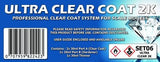SMS SET06 Ultra Clear Coat 2K Set Scale Modellers Supply PAINT, BRUSHES & SUPPLIES