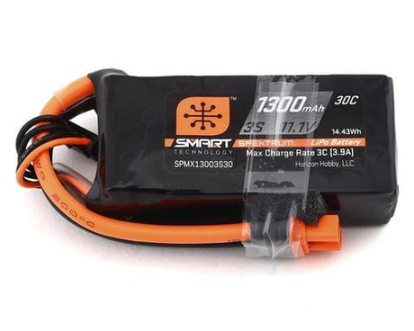 Spektrum 1300mAh 3S 11.1V 30C Smart LiPo Battery with IC3 Connector