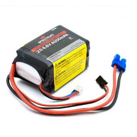 Spektrum 4000mah 2S 6.6v Life Rx Battery Spektrum BATTERIES & CHARGERS