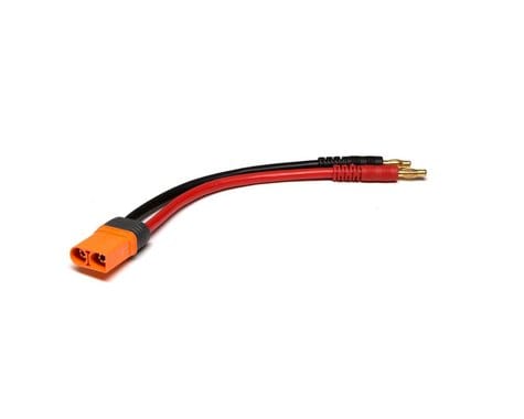 Spektrum IC5 Device Charge Lead 6inch, 10 AWG / 4mm Bullet Spektrum ELECTRIC ACCESSORIES