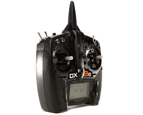 Spektrum DX8e 8-Channel Wireless Transmitter with Digital Display and Black Finish
