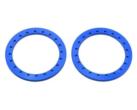 SSD RC 1.9” Aluminum Beadlock Rings (Blue) (2) - Hobbytech Toys