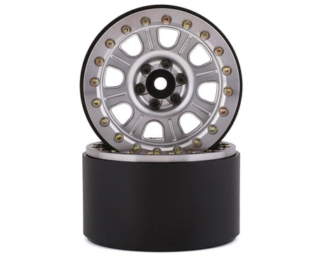 SSD RC 2.2inch Bouncer Beadlock Wheels (Silver) SSD RC RC CARS - PARTS