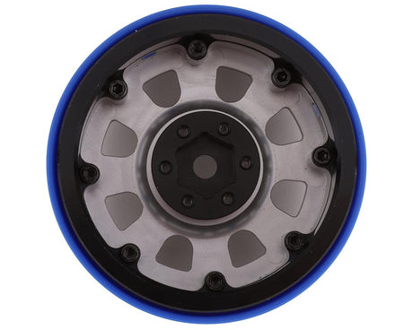 SSD RC 2.2inch Bouncer PL Beadlock Wheels (Silver) SSD RC RC CARS - PARTS