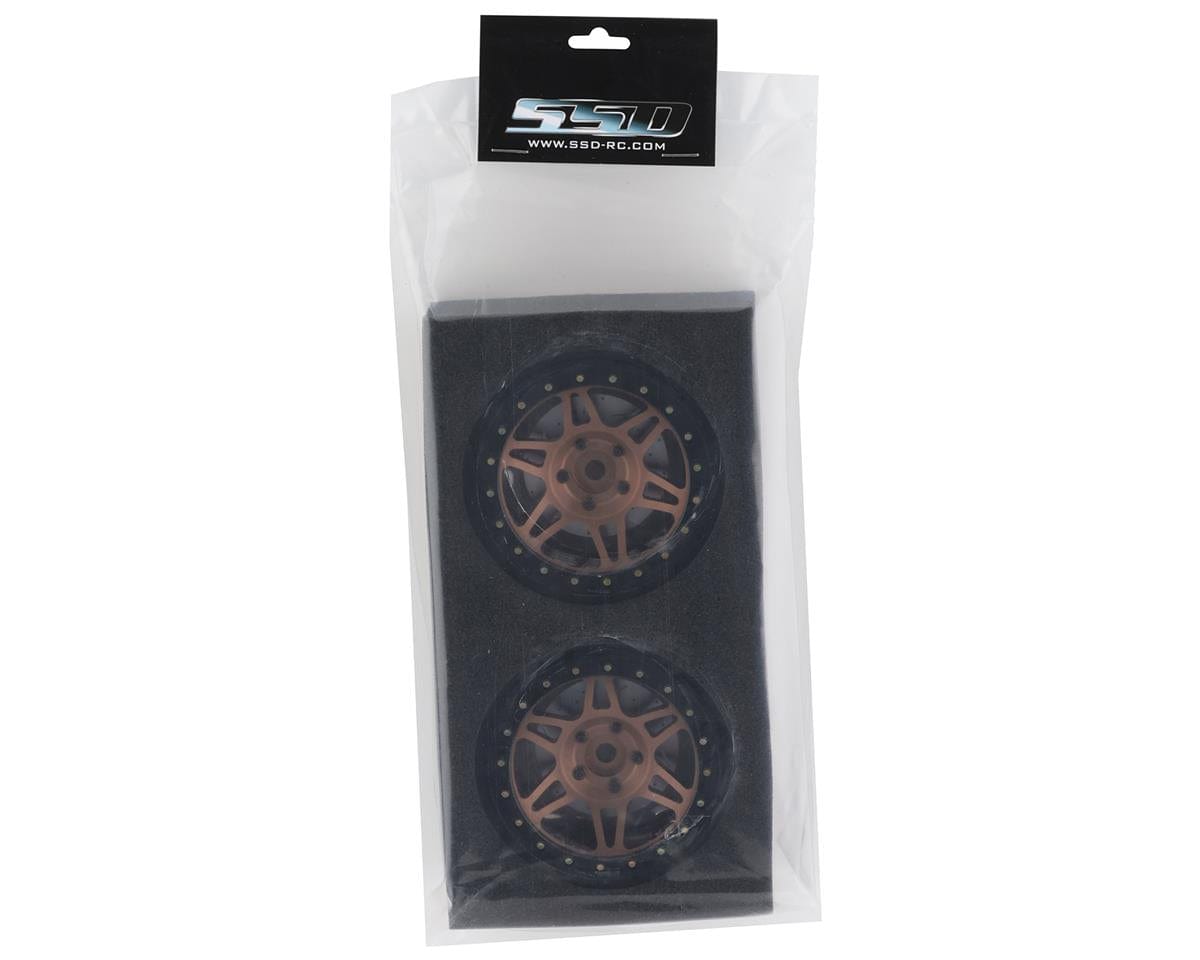 SSD RC 2.9” Prospect Beadlock Wheels (Bronze) (2) - Hobbytech Toys