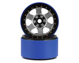 SSD RC Challenger PL 2.2inch Beadlock Crawler Wheels (Silver/Black) (2) SSD RC RC CARS - PARTS