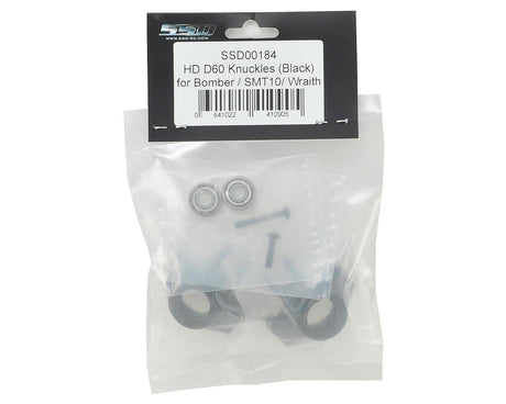 SSD RC HD D60 Knuckles (Black) (2) (AR60 Axle) SSD RC RC CARS - PARTS
