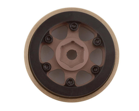 SSD RC SCX24 1.0" Aluminum/Brass Challenger Wheels (Bronze) (2) - Hobbytech Toys