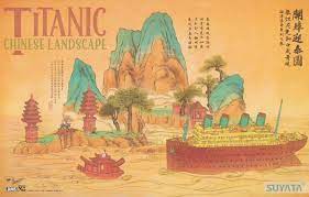 Suyata SL-003 Titanic & Chinese landscape Plastic Model Kit - Hobbytech Toys