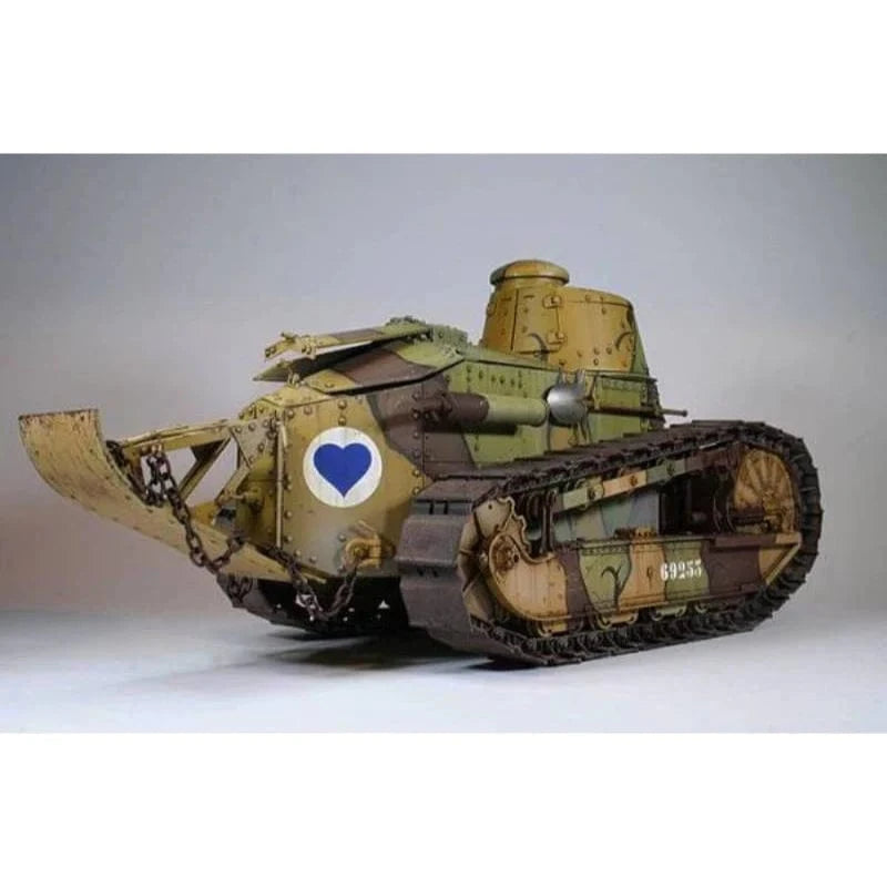 Takom 1/16 French Light Tank Renault FT char canon/Girod turret Plastic Model Kit [1001] - Hobbytech Toys