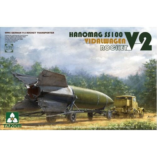 Maquette V-2 Rocket Hanomag SS100 Meillerwagen|TAKOM|5001|1:72
