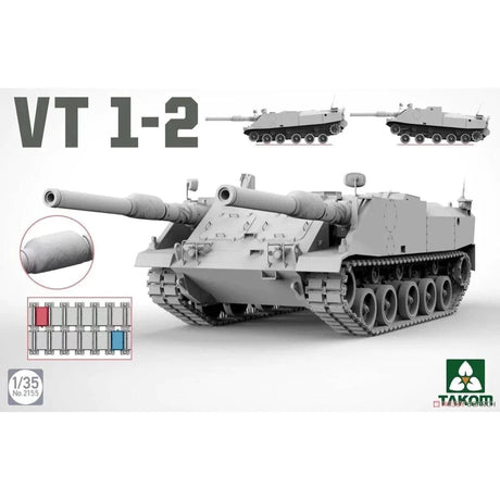 Takom 1/35 VT 1-2 Plastic Model Kit [2155] - Hobbytech Toys