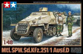Tamiya 1/48 Mtl.Spw.Sd.Kfz.251/1 Ausf.D Tamiya PLASTIC MODELS