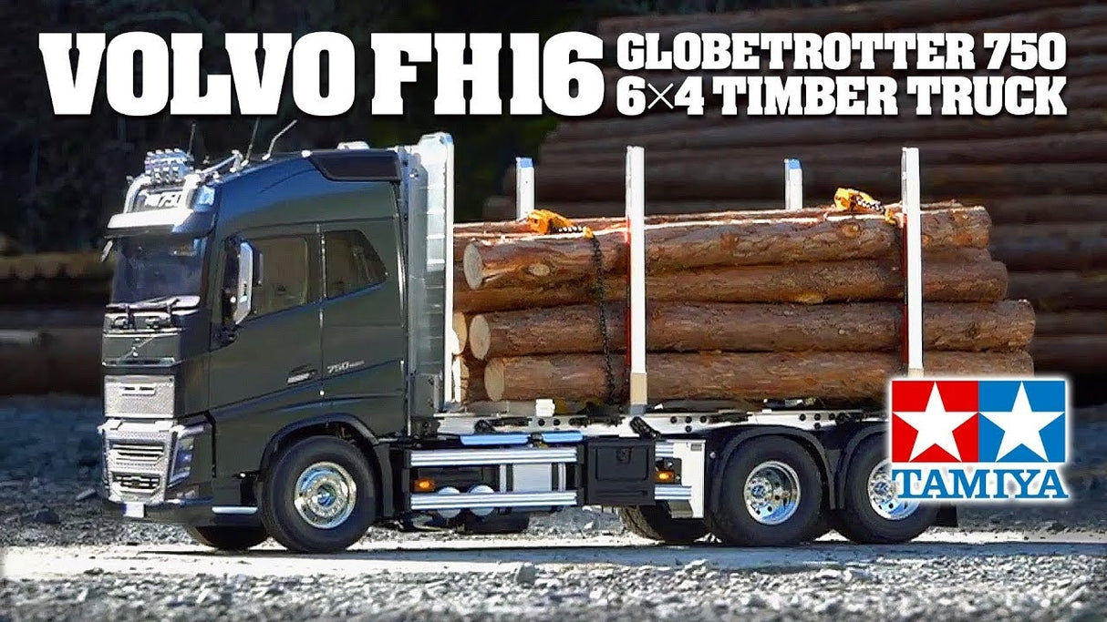 Tamiya 1/14 Volvo Fh16 Globetrotter 750 6X4 Timber Rc Truck Kit Tamiya RC CARS