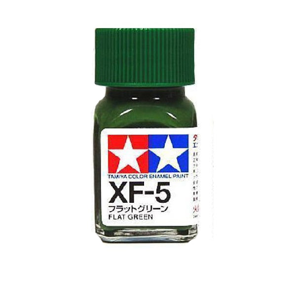 Tamiya XF-5 Enamel Flat Green Tamiya PAINT, BRUSHES & SUPPLIES