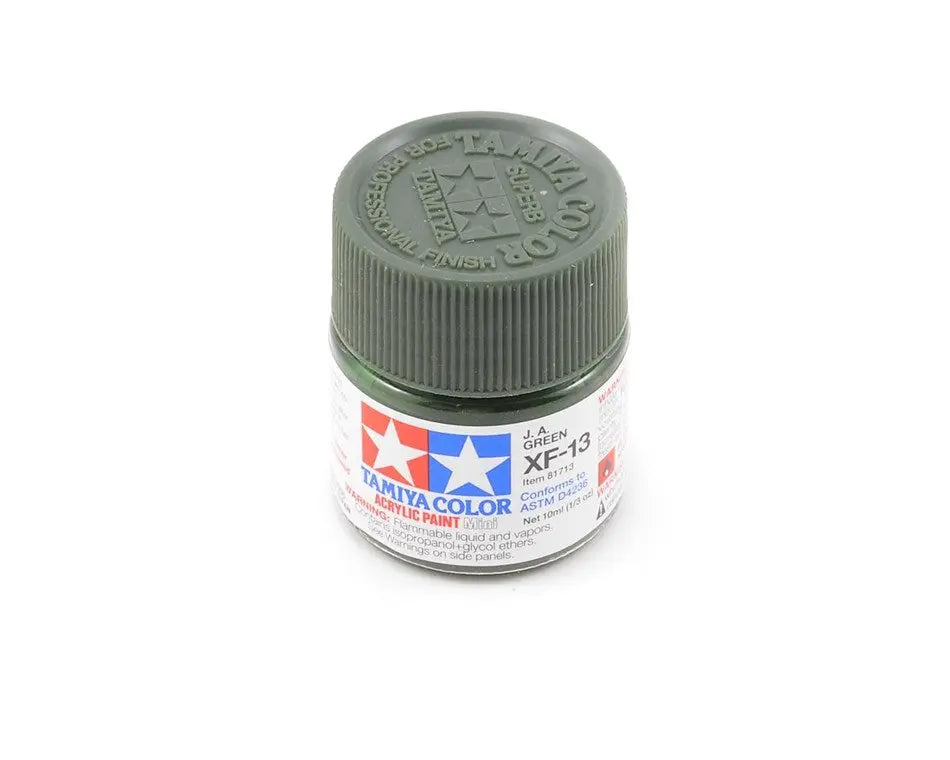 Tamiya XF-13 Acrylic Ja Green Tamiya PAINT, BRUSHES & SUPPLIES