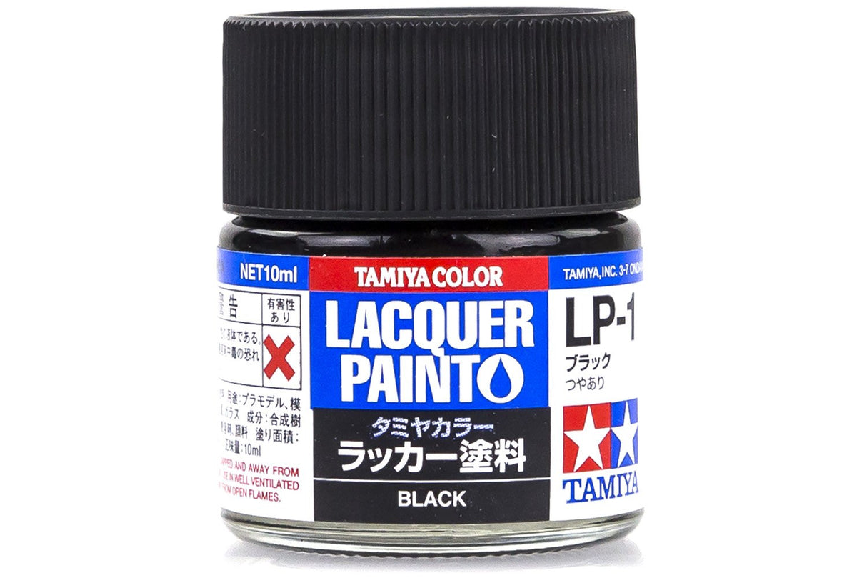 Tamiya Lp-1 Lacquer Paint Black Tamiya PAINT, BRUSHES & SUPPLIES